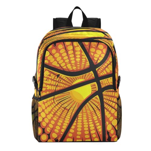 Sac à dos de randonnée pliable léger et imperméable orange