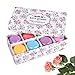 Bath Bombs - Meland 8 Pieces 3 OZ FDA Approved Macaroons Bath Fizzies for Bubble and Spa Bath, Bath Bomb Gift Set for Kids Girls Women Adults