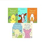 Thats Not My Farm Animals Collection Usborne Touchy-Feely 5 Books Set By Fiona Watt (Thats Not My Lamb, Thats Not My Duck, Thats Not My Goat, Thats Not My Cow, Thats Not My Piglet)