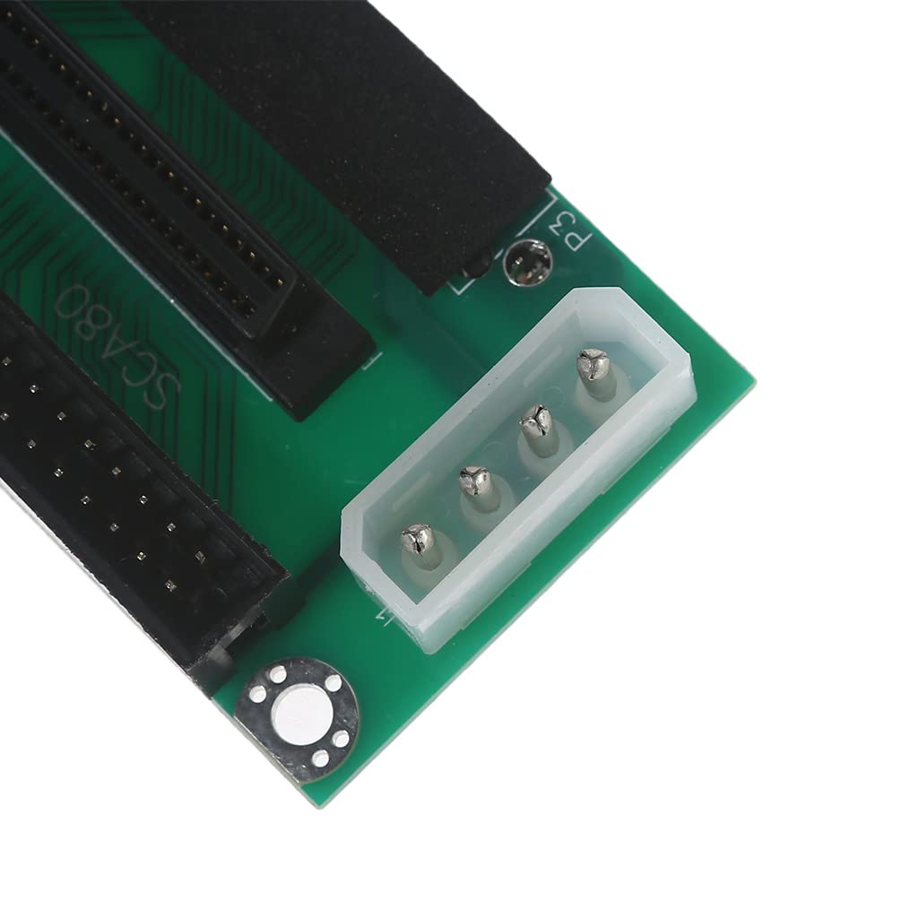 Adaptateur SCSI 80 broches vers 68 broches vers 50 broches pour disque dur IDE