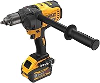 Vista 4 de DEWALT FLEXVOLT 60V MAX* Taladro inalámbrico para mezcla de hormigón, sistema de embrague electrónico (DCD130T1)