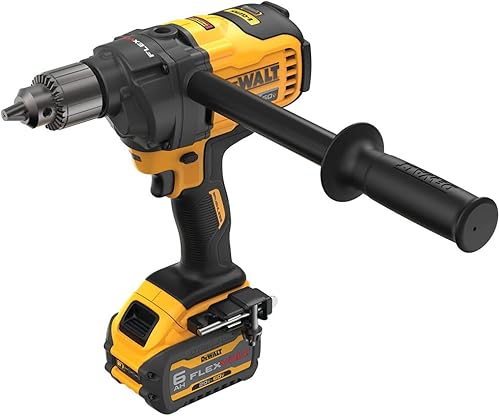 Vista 4 de DEWALT FLEXVOLT 60V MAX* Taladro inalámbrico para mezcla de hormigón, sistema de embrague electrónico (DCD130T1)