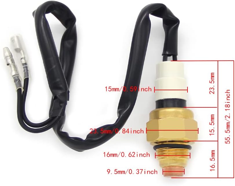 Motorcycle water temperature sensor water temp temperature sensor for Kawasaki EN400 Twin for Kawasaki EN400 Bulcan 400 EN400 Vulcan 400 EN450 Vulcan 454 EN500 Vulcan 500 for Kawasaki MULE 1000 KAF450
