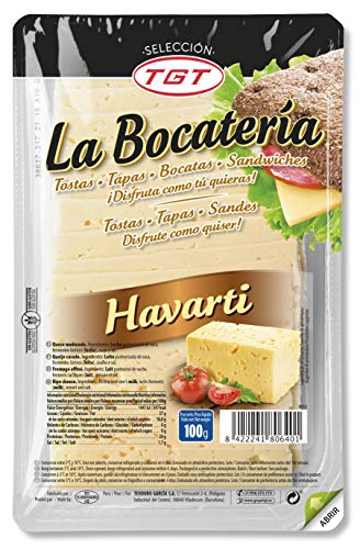Seleccion TGT La Bocatería Lonchas de Queso Havarti, 100g