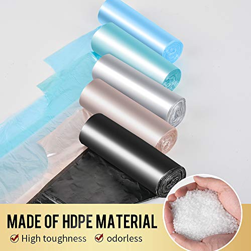 Trash Bags, 4 Gallons 100 Counts Small Garbage Bags For Office, Kitchen,Bedroom Waste Bin, 15 Liters Strong Rubbish Bags,Wastebasket Bags… #TOP3
