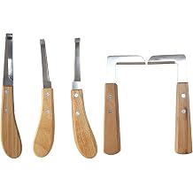 Cow Hoof Repair Knife L Shaped Left and Right Hoof Repair Tool for Cow, Sheep and Donkey Horse Double-edged Hoof Repair Knife Equestrian Supplies