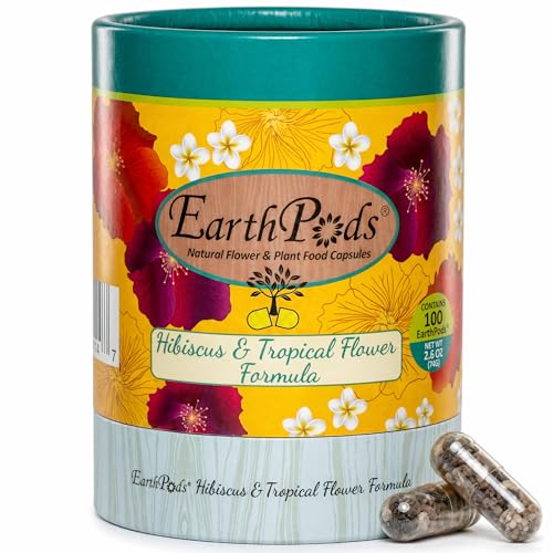 EarthPods® Premium Hibiscus Fertilizer Capsules (100 Count)...