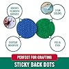 VELCRO Brand Sticky Back Dots – 5/8" Adhesive Circles in Blue, Green & Red, Strong Mess-Free Fasteners for Crafts, DIY, Scrapbooking & Classroom Use, 18 Sets #1