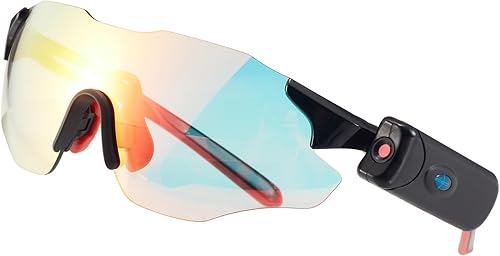 Gafas de sol inteligentes con cámara y video para ciclismo, fotocromáticas para hombres - Lentes de sol polarizadas UV deportivas Full HD 1080p con