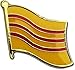 AES Wholesale Pack of 6 South Vietnam Country Flag Bike Hat Cap lapel Pin