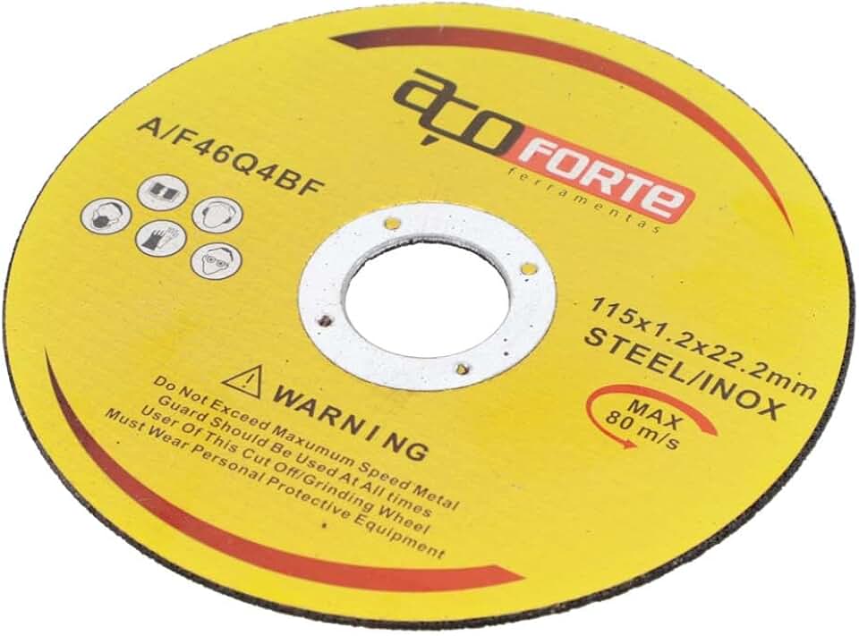 JOGO DE DISCOS DE CORTE PARA FERRO C/5 PÇS - CM36