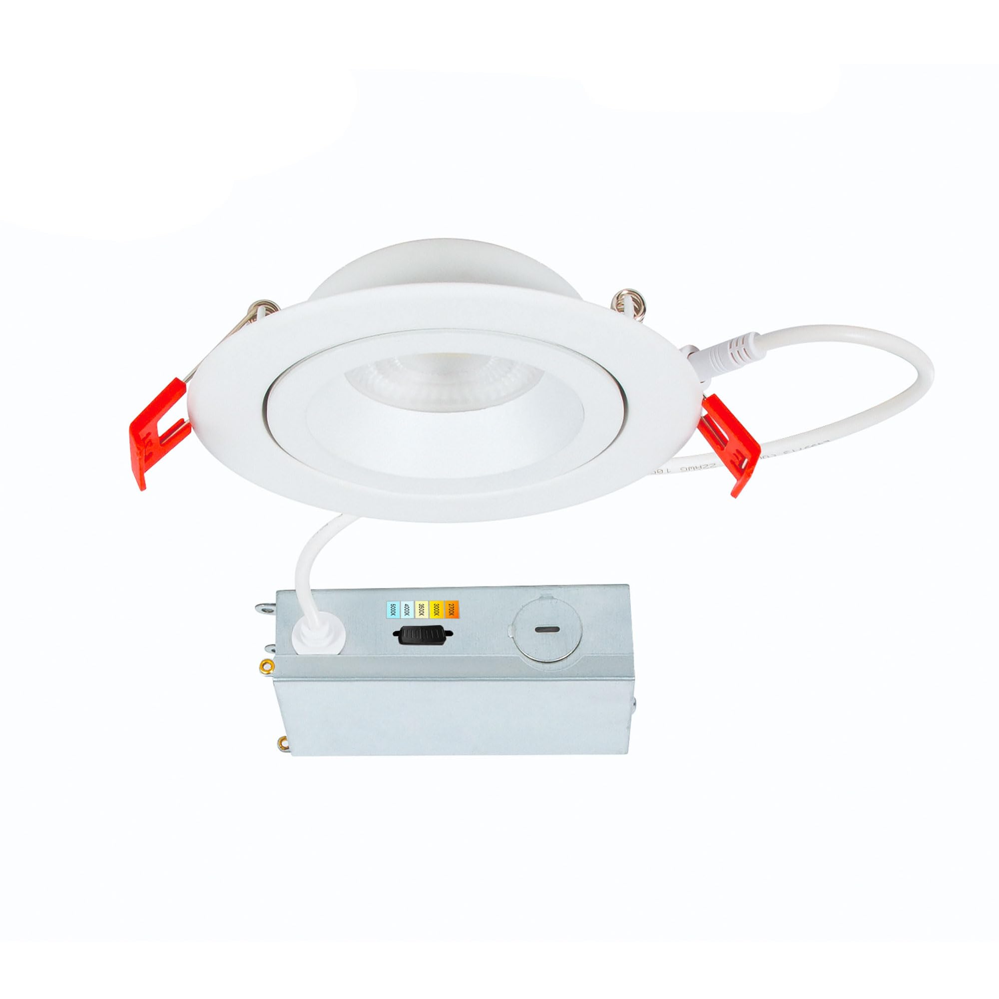 WAC Lighting Lotos 4in LED Regressed Adjustable Recessed Light 5