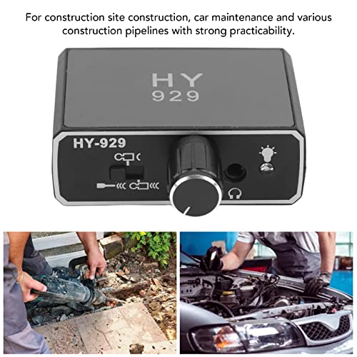 Ejoyous Water Leakage Detection, Underground Water Pipe Leak Detector Monitor with Dual Probe and Headphone Sound Adjustable Intensifier for Construction Site Pipeline Detection (US Plug) - Image 6