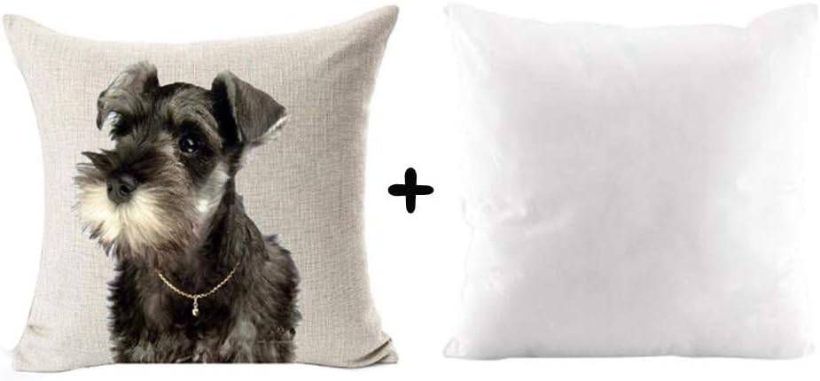 schnauzer pillow pet