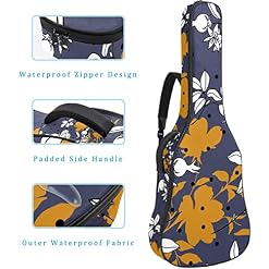 Étui de protection rembourré pour guitare acoustique classique Motif bateau au trésor, Multicolore 10., 42.9×16.9×4.7 in… - Les Beatles, Paul McCartney, John Lennon, RIngo Starr, George Harrison Étui de protection rembourré pour guitare acoustique classique Motif bateau au trésor, Multicolore 10., 42.9x16.9x4.7 in… – Image 4