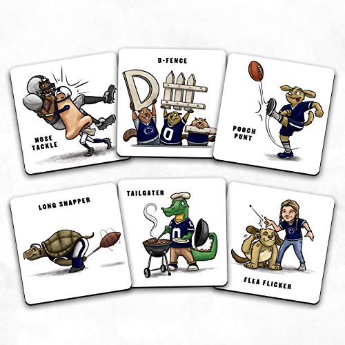 Image of YouTheFan NCAA Officially-Licensed Memory Match Game - Humorous, Team-Specific, Original Hand-Drawn Artwork, Fun for the Whole Family, for Fans Young and Old