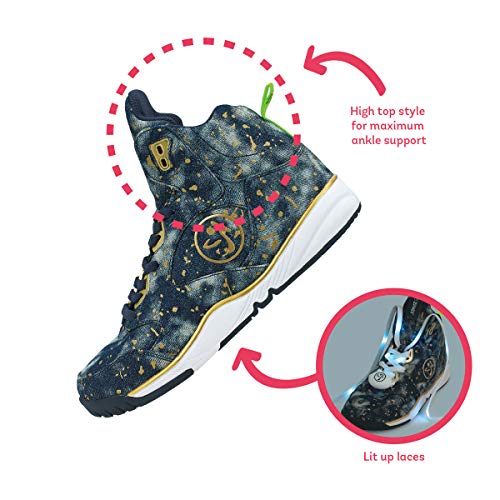Zumba Footwear A1F00076-PSDN-5.5-Denim-5.5 Regular US