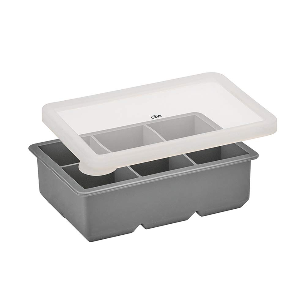 Cilio Blocks_KP0000150834 Ice Cube Tray Silicone Cool Grey