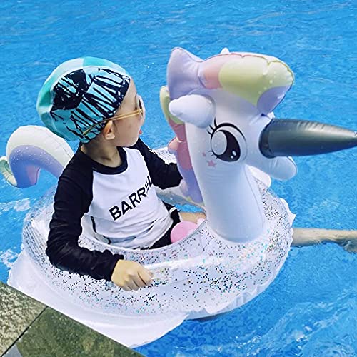 Cicitoywo Toddler Pool Floats, Kids Inflatable Float Raft With Handle, Water Swim Beach Floaties Toys Party Supplies, Baby Swimming Ring For 2-8 Years Old Kid #TOP5