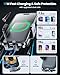 APPS2Car Dual Coil Wireless Car Charger Auto Clamping 15W Cup Holder Phone Wireless Charger Mount Fast Charge Tri-Pivots Height Adjustable Phone Holder Car Truck for iPhone 12-17, Samsung, LG, etc.