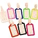 Produktbild Spaufu Gepäck Tags Silikon Koffer Label Koffer ID Tasche Geschenk Reise Zubehör Candy Farbe sortiert 10 Stück