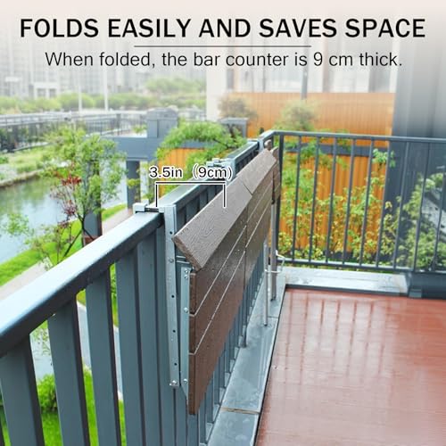 Table de pluie pliante pour balcon compacte contre le manque d'espace - 3