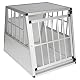 Hundebox für Autos von EUGAD – Aluminium Hundetransportbox für große Hunde