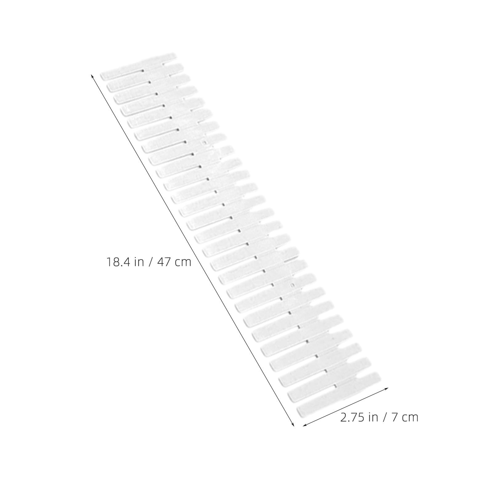 SHINEOFI 20 Unidades Separadores Modulares de Cajones de Pp Blanco, Organizador Resistente y Fácil de Mantener para Ropa y Calcetines en Dormitorio