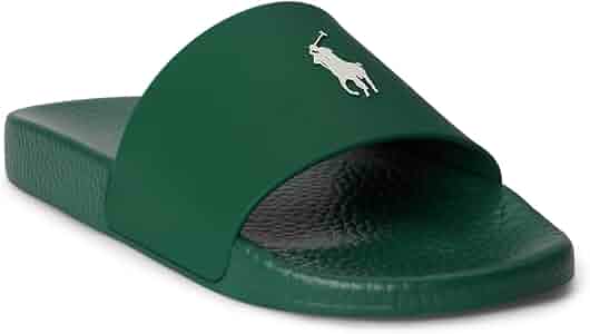 Polo Ralph Lauren Slide Sandals Men’s 13 Polo Logo Green Blue Big Pony NEW Polo Ralph Lauren | Shoes | Polo Ralph Lauren Cayson Big  main image 4