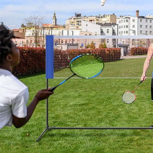 Supporto Portatile per Rete da Tennis con Mazza da pallavolo - Perfetto per allenamenti e attività Sportive Indoor/Outdoor, Leggero e Facile da Montare.
