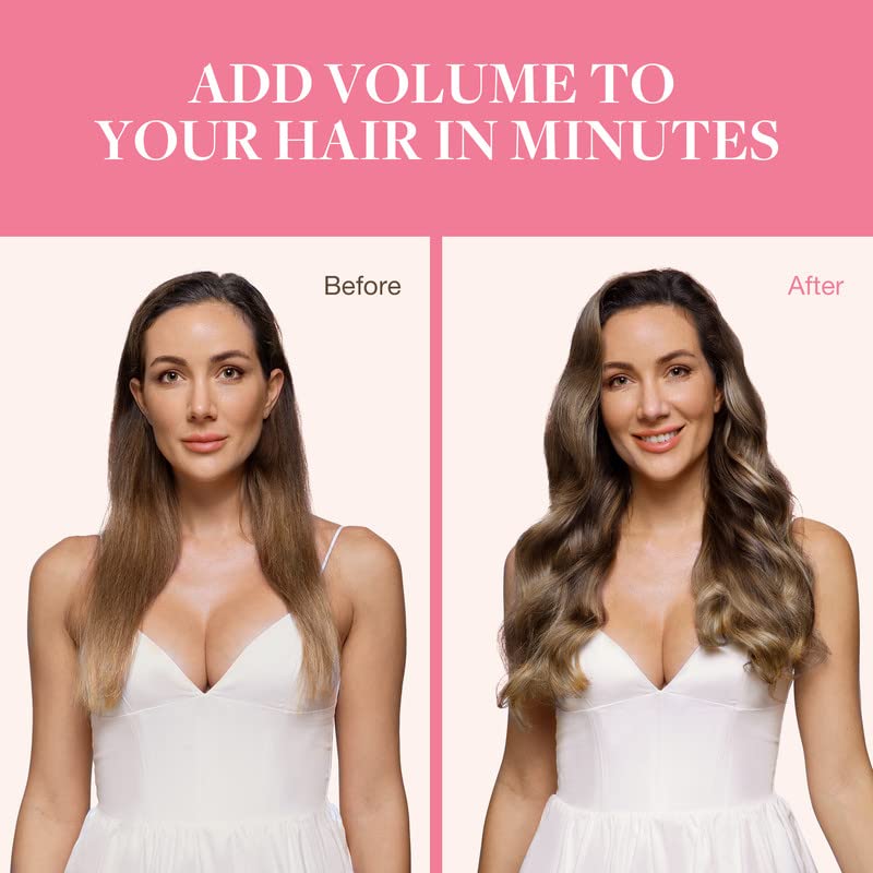 Miniatura 5 de GOO GOO Extensiones de cabello humano real Remy sin costuras, con trama de piel sintética invisible, 18 pulgadas, marrón chocolate mezclado con