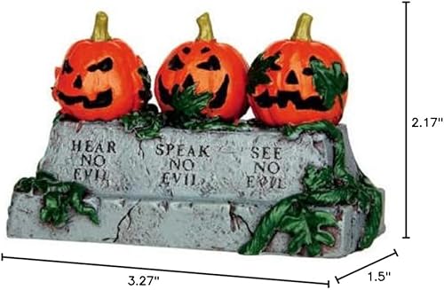 Lemax Spooky Town Evil Pumpkins # 44750