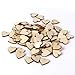 Produktbild VORCOOL 50stk 30mm Herz Holz Scheiben Scheiben für DIY Handwerk Verzierungen