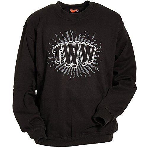 Tranemo3574-26-07-XS Size X-Small "T-More TWW" Sweatshirt - Black