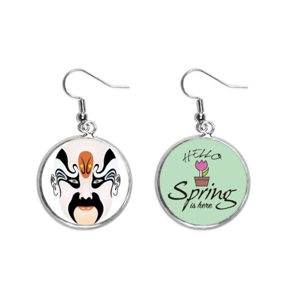 Pendientes ópera de Pekín de Chao para lucir en primavera 5