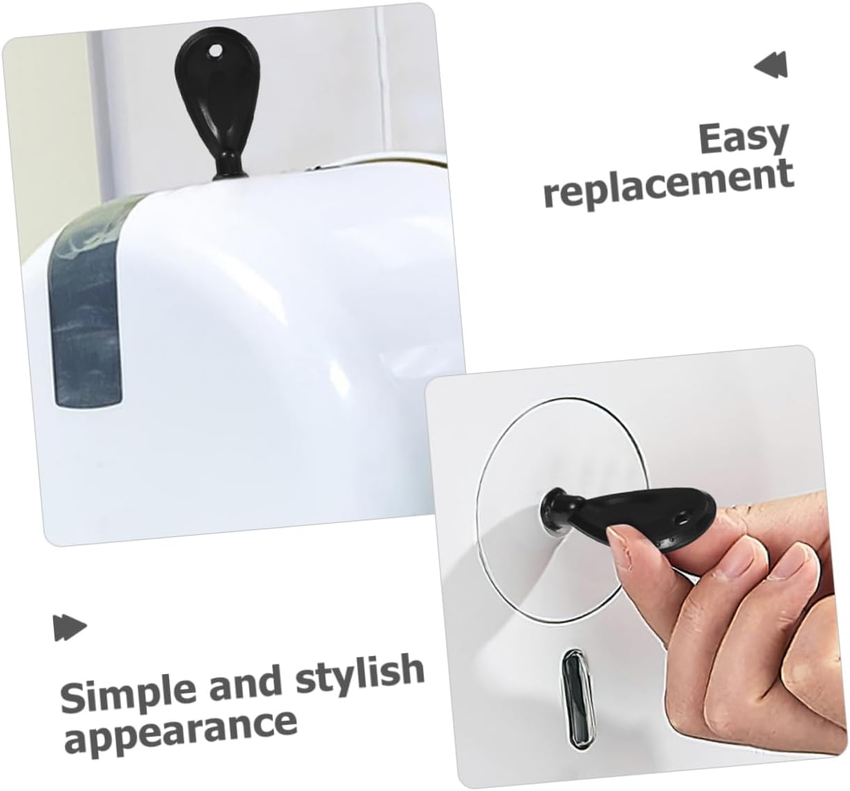 Ciieeo Replacement Tissue Dispenser Paper Towel Dispenser Lock Paper Towel Holder Easy to Use Lock