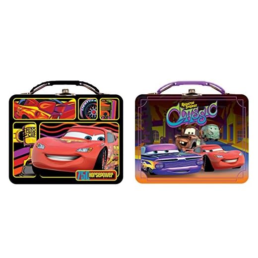 Lunch Box - Disney - Cars Metal Tin New (1 Style Only) tin617667-ast