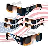 AAA Eclipse [6 PACK Solar Eclipse Glasses NASA Approved 2026 - Made in USA - ISO Certified 12312-2 & CE Certfied Direct Solar Eclipse Viewing Glasses
