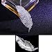 SSyang Gama Alta para Mujer Broche de Moda Simple,Broche de Plumas Vintage...