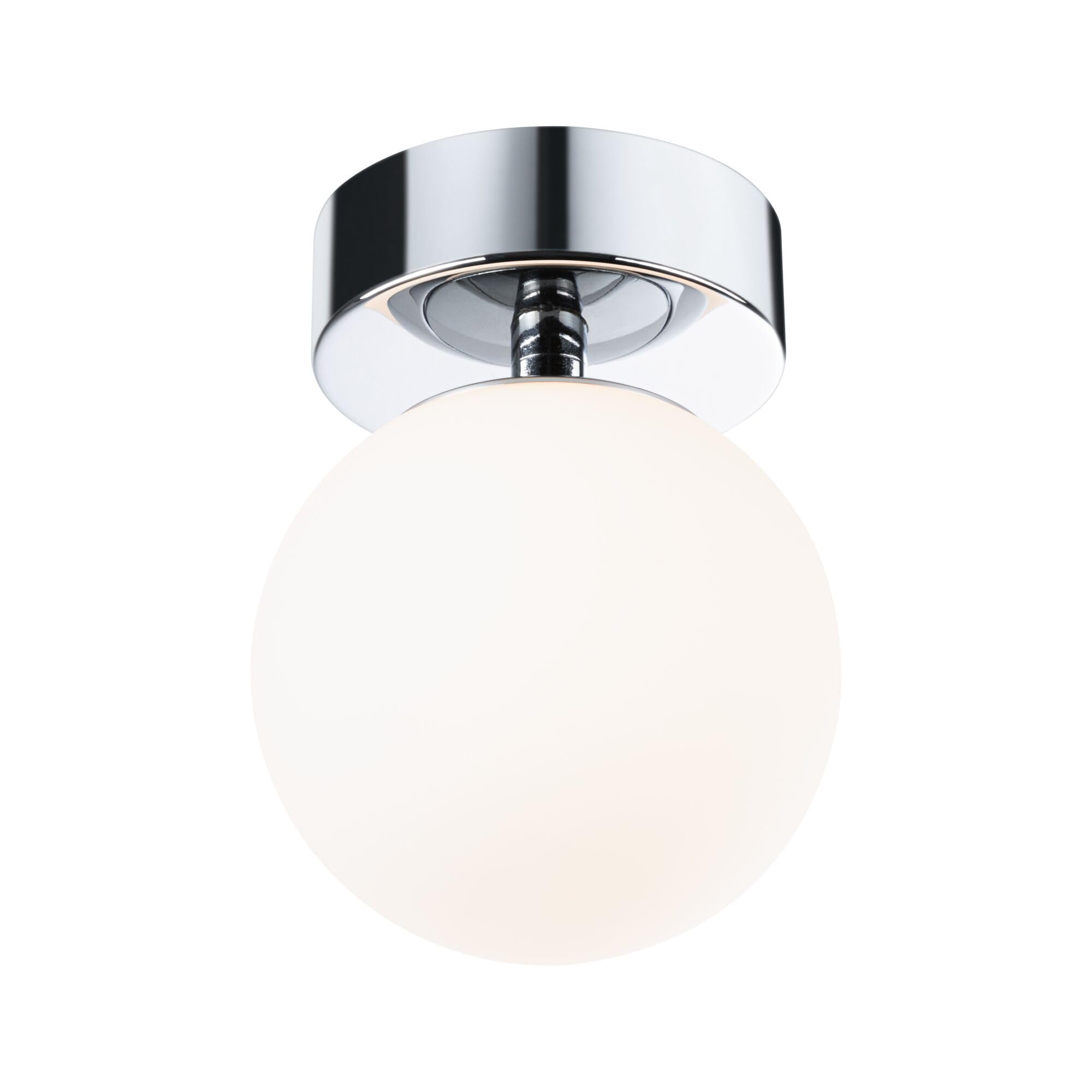 Paulmann 71064 Plafón LED Selection Bathroom Gove IP44 3000K 400lm 230V 5W, cromado, satinado luminaria de baño