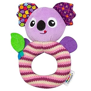 Lamaze Walla Walla Loop Rattle, Newborn Sensory Play, Rattle Toy for Toddlers, Babyshower Gift for New Parents, Rattle…