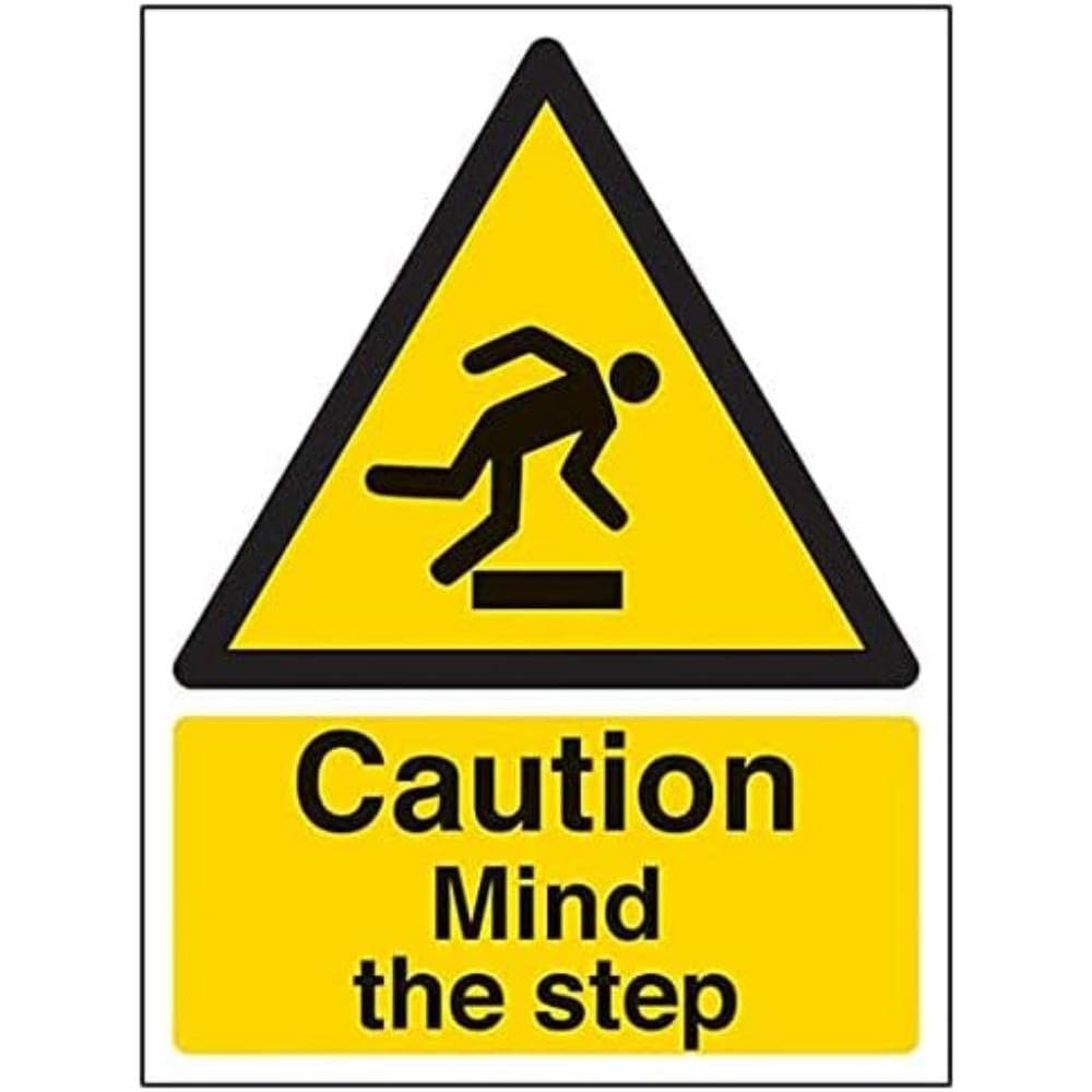 Warning General - Caution Mind The Step - 200 X 300mm