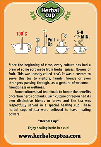 Herbal Cup Ayurveda Turmeric Tea, Organic Cinnamon Moringa, No Caffeine Herbal Supplement (16 Count, Pack Of 6) #TOP2