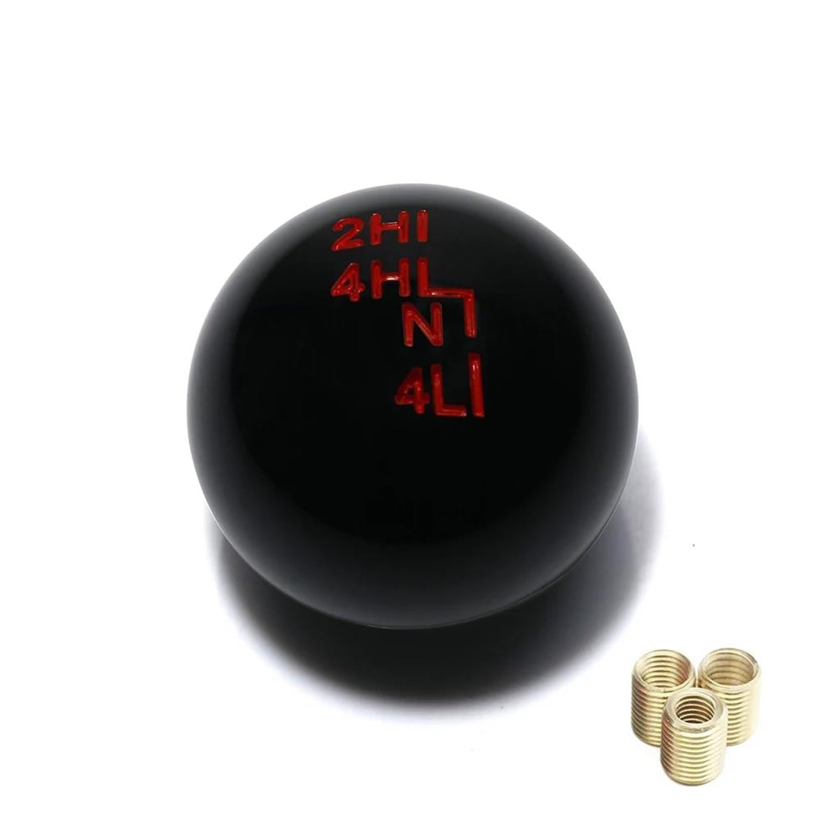 YDXHERTA for Jeep for Wrangler 'YJ's TJ's&JK's Transfer Gear Shift Knob Ball Shape Acrylic Shifter Lever Head Spare Parts(Black)
