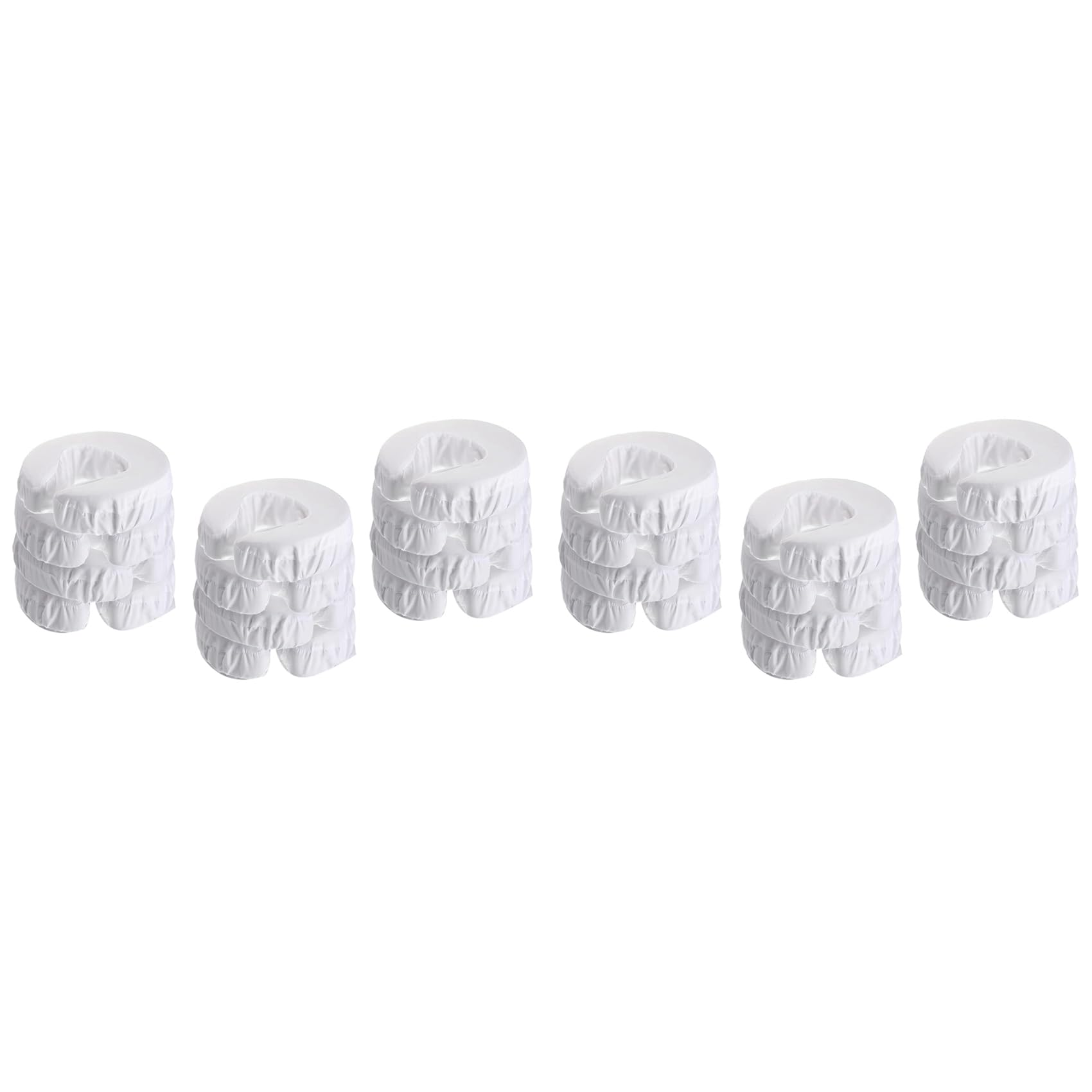 Hndhbfgrt 24Pcs Face Cradle Covers for Massage Table Reusable Massage Table Rest Covers Oil Proof Headrest Cradle Sheets