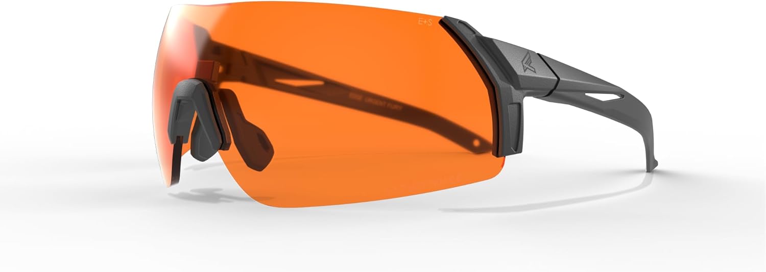 EDGE Urgent Fury Shooting Tactical Eyewear, Anti-Slip, Shatter Resistant, MIL-PRF, Vapor Shield Antifog