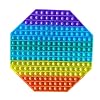 Big Size Push Pop Bubble Sensory Fidget Toys, Grote Fidget It Toy, Jumbo Popping It pops Giant Stress Reliever Silicone…