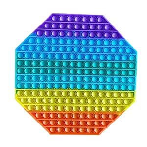 Big Size Push Pop Bubble Sensory Fidget Toys, Grote Fidget It Toy, Jumbo Popping It pops Giant Stress Reliever Silicone…