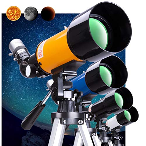 Telescopio Refractor 70mm con trípode ajustable y 2 oculares miniatura 2