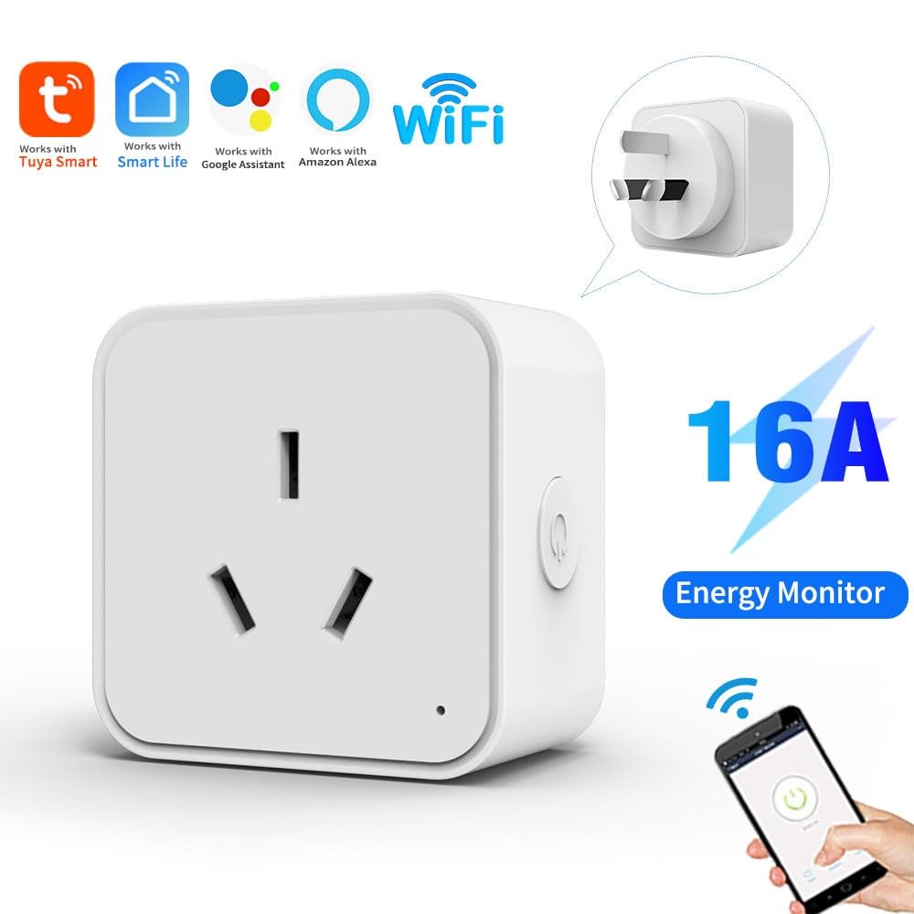 Zigbee Smart Plug Outlet Compatible with Alexa Google Assistant App and Voice Control ZigBee Hub Required AU 16A — view 2